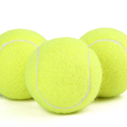 SCIONE Tennis Trainer Ball with String 4 Pack,Sport Tennis Stroke Tennis Ball with Elastic Rope-Back Training Gear Tennis Practice Tool for Single Tennis Player Outdoor Indoor Sport (12)
