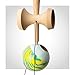 Sweets Kendamas Grain Split Kendama, Improves Hand Eye Coordination, Reflexes, Sticky, Extra String Accessory Gift Bundle (CMYK)