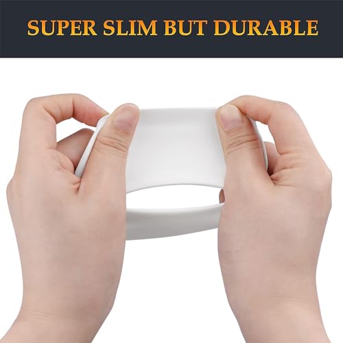 Image of SOULWIT Silicone Ear Pads Cover Protector for Bose QuietComfort QC15 QC25 QC2 QC35 QC45 /Ae2 Ae2i Ae2w /SoundTrue & SoundLink AE Headphones Cushions, Sweatproof, Easily Washable - White