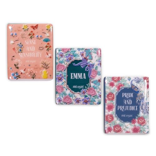 Set de 3 Imanes de Libro de Cerámica Jane Austen miniatura 1