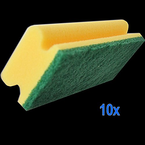 Padschwamm mit Griff - sehr großer Schwamm Vliesschwamm Spülschwamm 10 Stück Cover