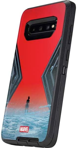 Skinit Decal Phone Skin Compatible with OtterBox Defender Galaxy S10 - Officially Licensed Marvel Black Widow No More Secrets Design