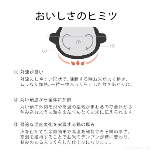 アンドエヌイー(&NE) 萬古焼 ごはん鍋 竹しゃもじ付 ハレとケ ホワイト 3合炊き NMT-065-WH の商品画像 11