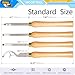 4pcs Mini Carbide Tipped Wood Lathe Turning tools Combo set Rougher Detailer Finisher Hollower with Wood Handle and Diamond Round Square Carbide Inserts