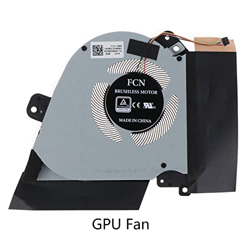 Ventilador CPU GPU de 4 pines y 4 cables con control PWM para portátil ROG Zephyrus G15 3