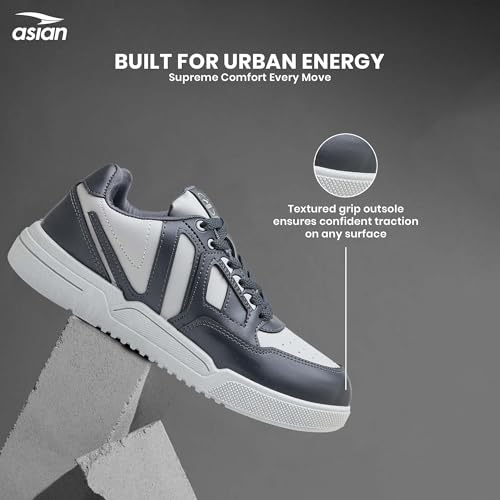Image of ASIAN Cruzer-02 Men's Sneakers | Stylish Walking Sneakers for Boys & Men | Strong Grip, Comfort Sneakers | Lightweight, Durable Casual Shoes, Travel & College