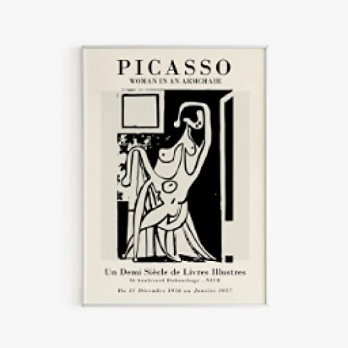 Toile Picasso abstrait coq affiche impression murale
