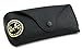 Ray Ban Black Leather Like Medium Case With Gold Stamp, Authenticity Booklet, Microfiber Cloth