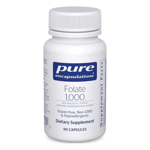 Pure Encapsulations Metafolin Folate Supplement