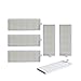 Regulation Compatible avec Redmond RV-R500 Kit de Remplacement du Ventilateur de Moteur à Vide Pinces de Remplacement Robot nettoyant HEPA filtres Accessoires Pièces filtres HEPA (Color : 5 Filters)