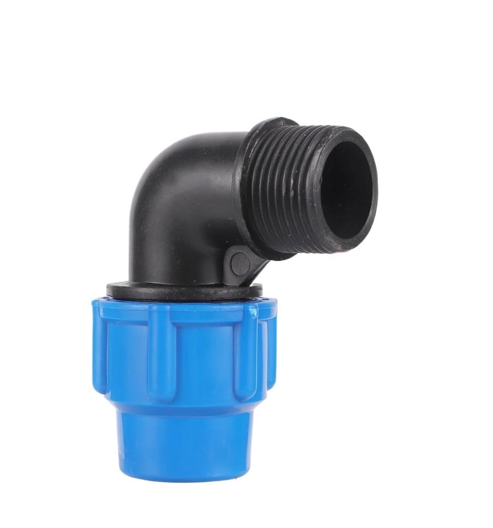 Armaturen für Bewässerungsrohre Schlauchverbinder, 25/32mmPEPipeLockingConnectorTeeFarmIrrigationSprinklerQuickPVCConnectionAccessories