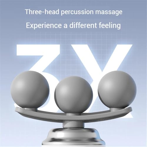 Image of HEEJ Deep Tissue Massager for Body Pain | 9 Specialized Heads for Deep Tissue, Muscles & Pain Relief | Handheld Mini Massage Machine for Neck, Back, Legs, Whole Body (Multicolor)