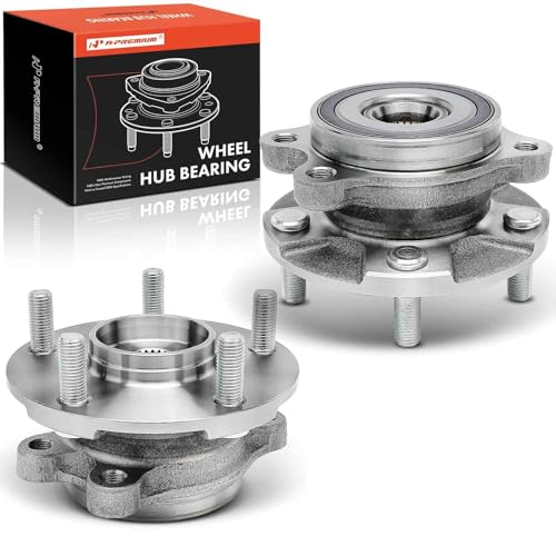 A-Premium 2 x Front Wheel Bearing and Hub Assembly with 5-Lug Compatible with Toyota RAV4 06-12, Corolla iM 17-18, Prius V 12-18, Scion tC 11-16, xB 08-15, iM 16, Lexus HS250h 10-12