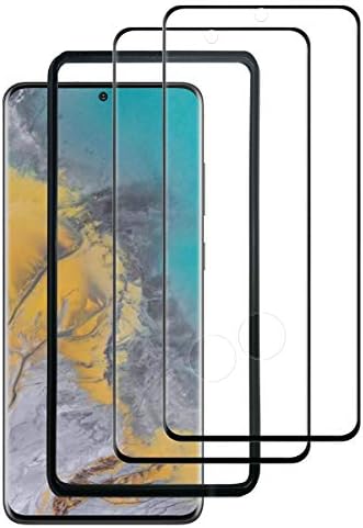 HUSHER [2 Pack Screen Protector for Samsung Galaxy S20 Plus, Tempered Glass [3D Full Coverage] [Installation Frame] [9H Hardness] [Crystal Clear] [Anti-Scratch]