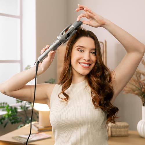 Cecotec Rizador de Pelo Automático con Cable SurfCare Magic Waves Style. 41W, Revestimiento de Cerámica y Turmalina, 32mm, 4 Temperaturas Ajustables, Punta Fría, Apagado Automático, Cable Giratorio - imagen 6