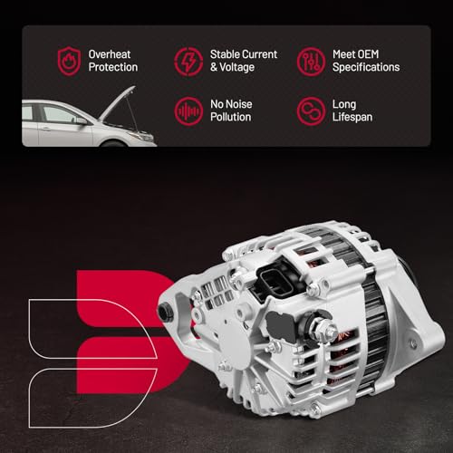 Image of BDFHYK 13937 Alternator Compatible with Nissan Sentra 1.8L l4 2002-2006