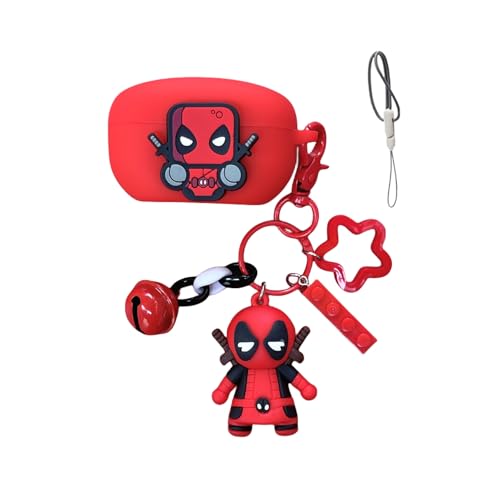 For WF-1000XM5/m4�p�̃P�[�X �J�o�[ ���� �L�����N�^�[ �n�� �l�C �������3D �S�ʕی� �����h�~ �ϏՌ� (WF-1000XM5,d)