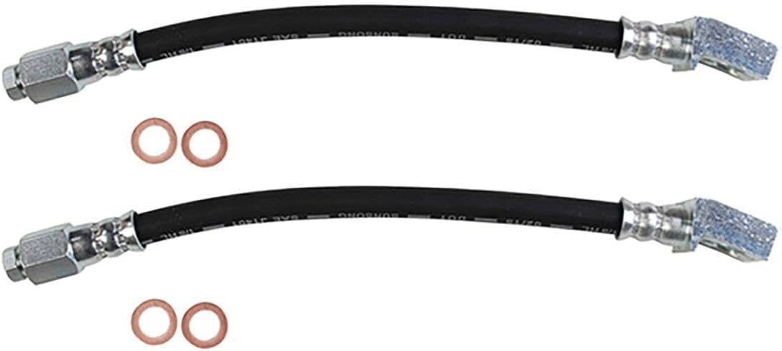 2x Brake Hose Rear Outer Brake Hydraulic Hose Brake Lines Hoses Compatible with Dodge Dakota 2004 2003 Compatible with Dodge Durango 2003