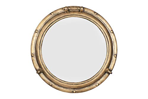 Creative Co-Op Round Distressed Metal Porthole