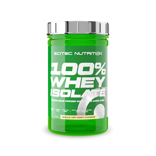Scitec Nutrition 100 Whey Isolate, Polvo Aislado De Proteína De Suero, L-Glutamina, L-Arginina Con Edulcorantes, Sin Azúcares, Sin Gluten, Sin Scitec Nutrition 100 Whey Isolate, Polvo Aislado De Proteína De Suero, L-Glutamina, L-Arginina Con Edulcorantes, Sin Azúcares, Sin Gluten, Sin