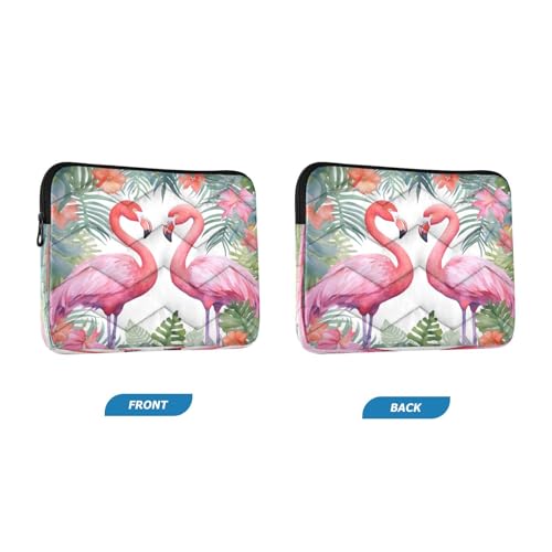 Funda para portátil Tropical Flamingos 13-14 pulgadas miniatura 2