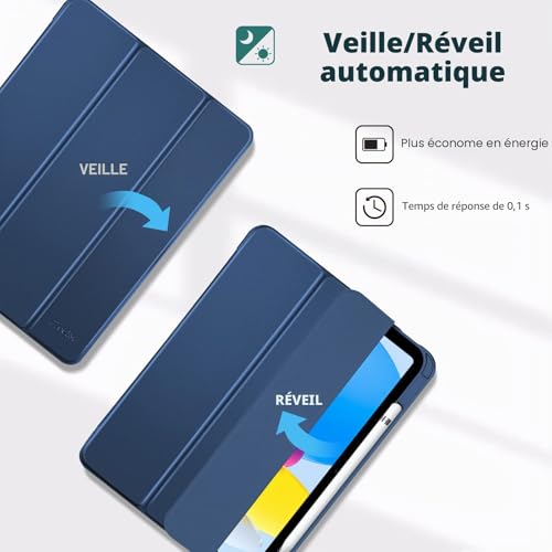 ProCase Coque avec Porte-Stylet pour iPad A16 11" 2025/10e Gén 10,9" 2022 – vue 5