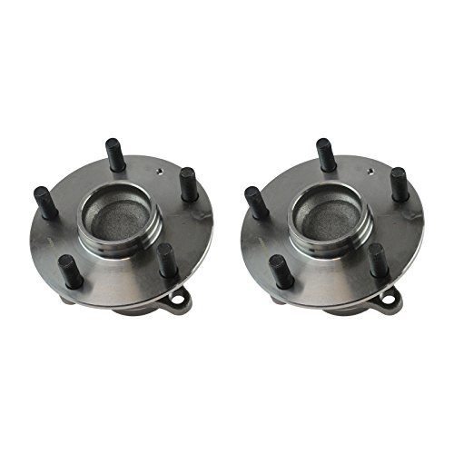 Image of TRQ 2 Piece Rear Passenger Side Driver & Passenger Side Wheel Bearing & Hub Assembly Set Compatible with 2008-2013 Suzuki SX4