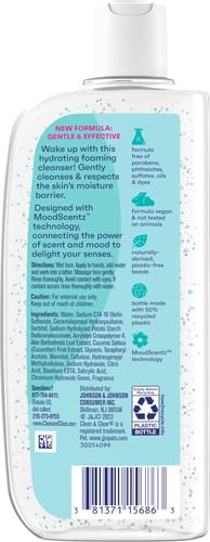 Image of Clean & Clear Morning Burst Hydrating Facial Cleanser with BHA, Cucumber & Aloe Extracts, Refreshing Face Wash for Soft, Smooth & Clear Skin, 8 fl. Oz (Pack of 2)