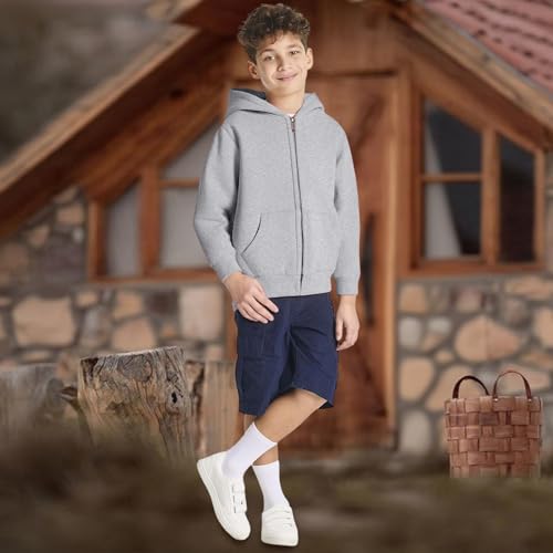 Zip Up Hoodies Solid Jacket Long Sleeve Drop Shoulder Sweatshirt Casual Lightweight Comfortable Outerwear with Pocket4