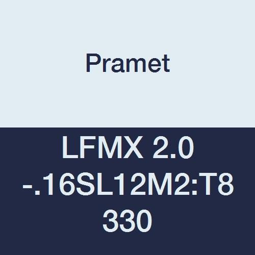 LFMX 2.0-.16SL12M2:T8330 Carbide Indexable Part Off Insert, Steel and Stainless Steel Geometry, Left Hand, Overall Width 0.079", 1 Cutting Edge, PVD, 90 Degree Rectangle, Gold (Pack of 10)