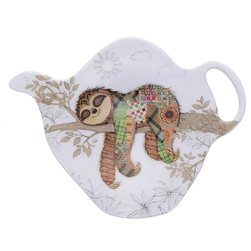 Catálogo de Reposa bolsas de té de esta semana. 46 Repose – Bolsa de té – Diseño perezoso de siesta completa en su rama – melamina de calidad