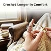 Crochet Tension Ring, Adjustable Crochet Ring for Finger, Works to Loop Yarn, Crochet Accessories, Crochet Supplies, Crochet Hooks, Gift, Resizeable, 1 Count (Silver) #4