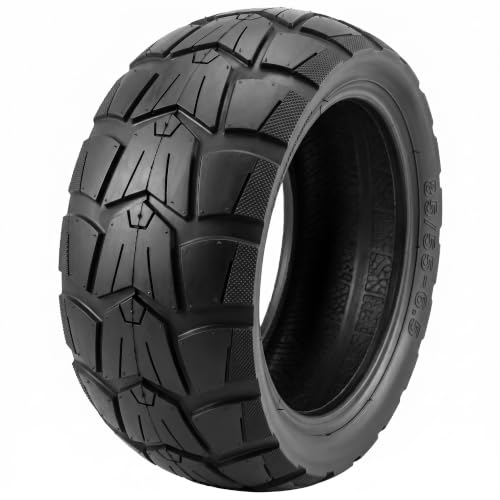 85/55-6.5 Pneu Tubeless pour Trottinette Électrique, Rechange de Pneumatique 85/55/6.5, Bande de Roulement Routière Antidérapante en Nylon, Compatible avec Jante de 6,5 Pouces