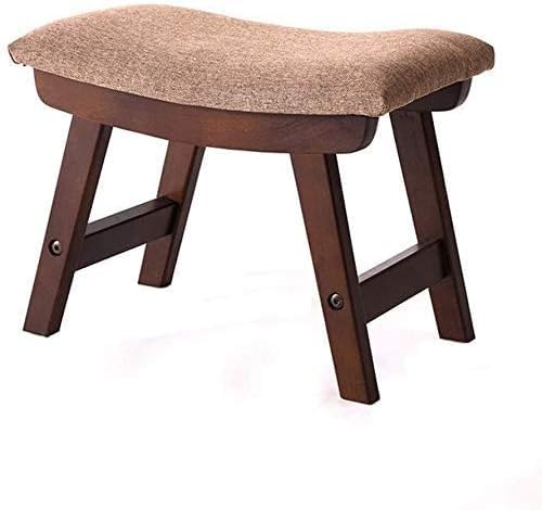 Pouf rembourré en lin pour créer un coin lecture chaleureux dans le salon