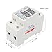 Keenso Relay Single Phase Voltage Protector 63A with Adjustable Settings and Double LED Display for Industrial Applications