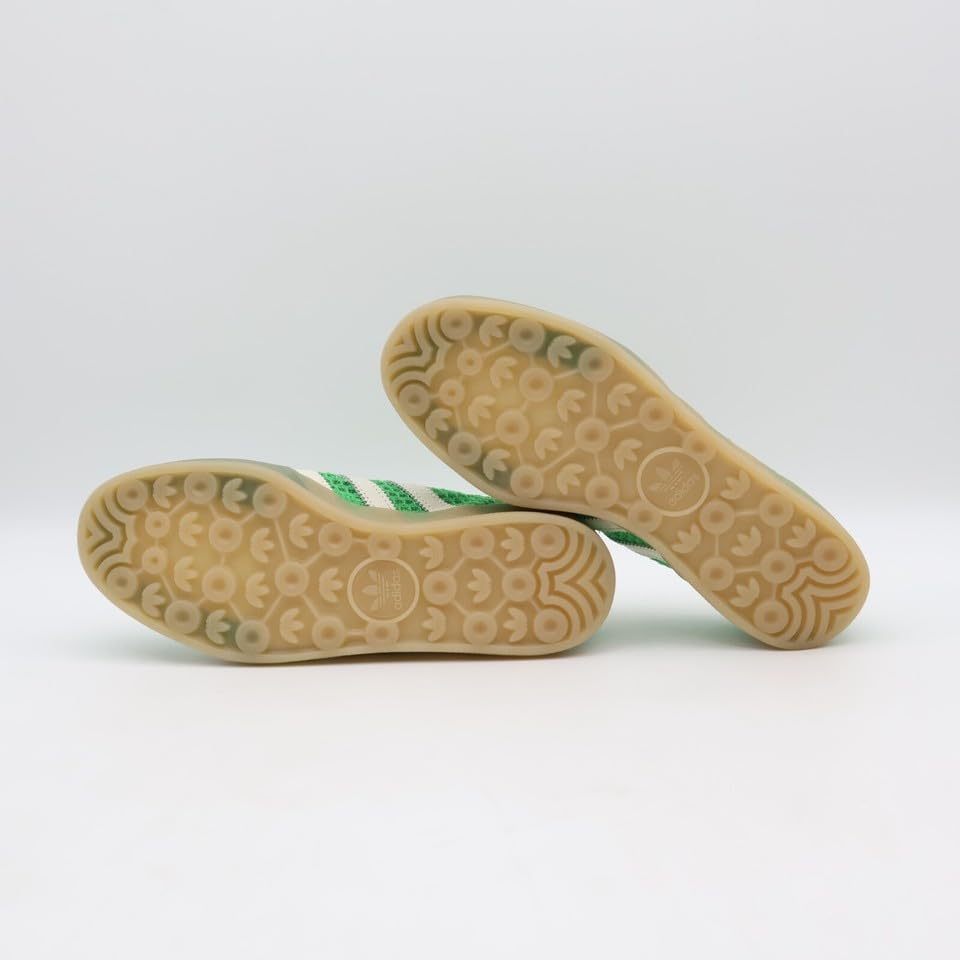 Image of Adidas Men's Gazelle Indoor Energy greenOff White /Magic Beige 12 US