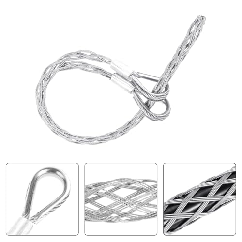 Malla de tracción de cable en acero galvanizado de 0,6m para guiado seguro de conductores 4
