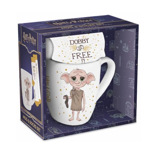 Harry Potter (Dobby) Female Mug & Sock Gift Set 11oz/312ml Mug One Size Socks