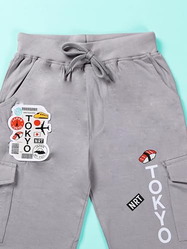 Image of KiddoPanti Boys Knee Length Cargo Short