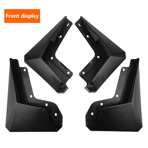 Image of 4pcs Mud Flaps Mud Splash Guard Mudguards for Tesla Cybertruck 2023 2024 2025 Splash Fender No Drilling Precision Fit Exterior Accessories