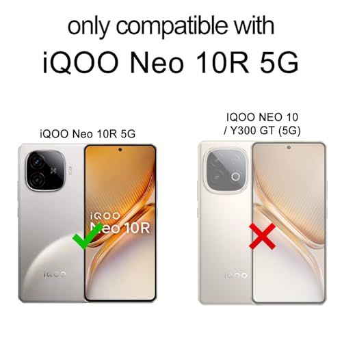 Image of COLORflow Back Cover Compatible with iQOO Neo 10R 5G | Professional Girl Color Customized Back Cover Compatible with iQOO Neo 10R 5G