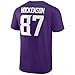 Fanatics Men's T.J. Hockenson Purple Minnesota Vikings Icon Player Name & Number T-Shirt