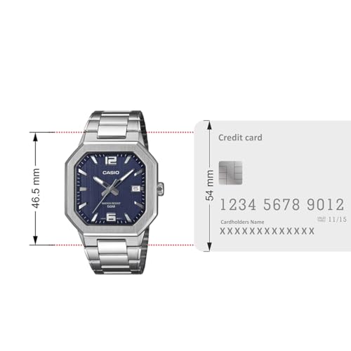 Image of Casio Enticer Men MTP-B195D-2AVDF Analog Blue Watch Men (A2524)