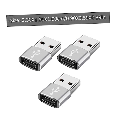 Adaptador USB C Hembra USB Macho CIYODO para usar cables nuevos en cargadores antiguos y tu PC 2