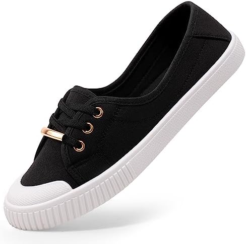 Harvest Land Women’s Sneaker Low Top Canvas Fashion Slip on Shoes