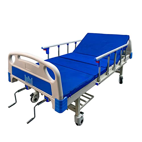 Salud, Sports Gran Shopping, Cama Hospitalaria con Barandales de Lujo, Inclinación Ajustable, Comodidad y Seguridad, Camilla de Hospital Reclinable, Fácil Transportación...