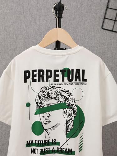 SOLY HUX Boy's Graphic Tees Short Sleeve Figure Letter Print T Shirt Tops3