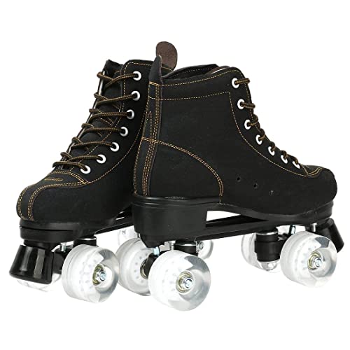 Comeon Classic Women Roller Skates,Unisex High-Top 4 Wheel Roller Skates Double Row Roller Skates For Boys And Girls #TOP2