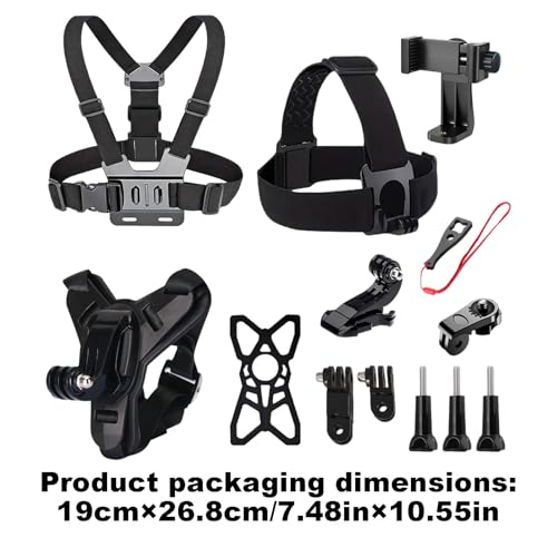 Soporte de barbilla resistente en ABS con brazo articulado para vídeos estables en rutas 5