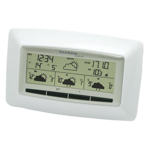 Preisvergleich Produktbild Technoline WD 4005 WetterDirekt Wetterstation weiß-silber